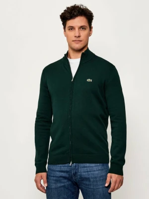Lacoste Sweter | Classic fit butelkowa zieleń
