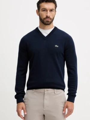 Lacoste sweter męski kolor granatowy