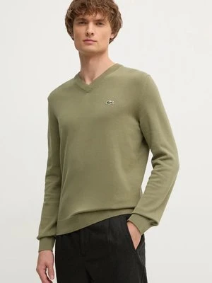 Lacoste sweter męski kolor zielony