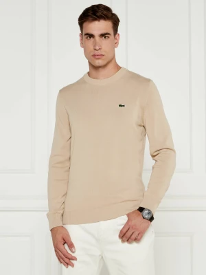 Lacoste Sweter | Regular Fit beżowy