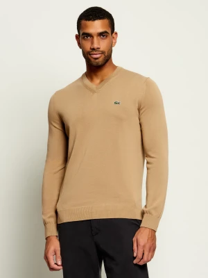 Lacoste Sweter | Regular Fit beżowy