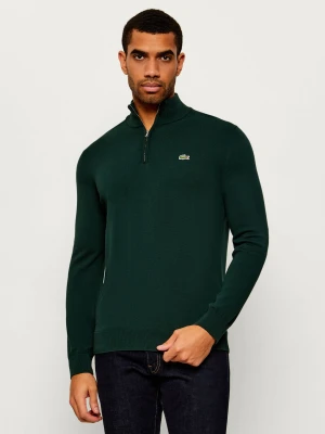 Lacoste Sweter | Regular Fit butelkowa zieleń
