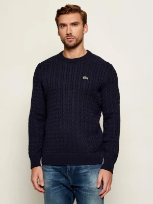 Lacoste Sweter | Regular Fit granatowy