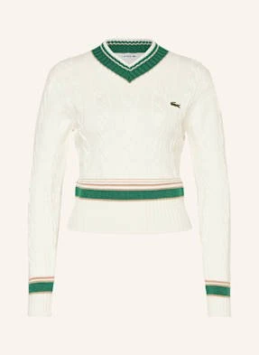 Lacoste Sweter weiss