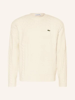 Lacoste Sweter weiss