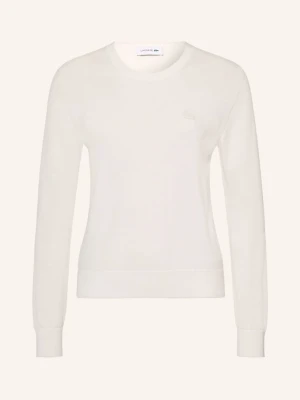 Lacoste Sweter weiss BIAŁY
