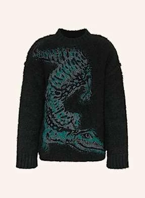 Lacoste Sweter Z Błyszczącą Przędzą schwarz