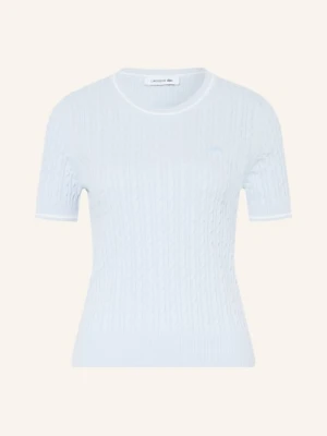 Lacoste Sweter Z Dzianiny blau