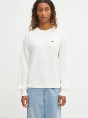Lacoste sweter z wełną damski kolor beżowy AF4158