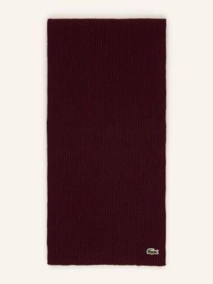 Lacoste Szal rot CIEMNOCZERWONY