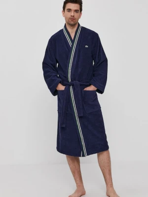 Lacoste szlafrok kolor granatowy 0