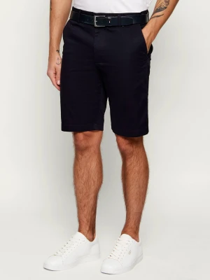 Lacoste Szorty chino | Slim Fit granatowy