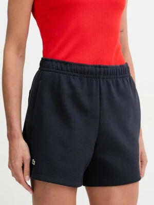 Lacoste szorty dresowe damskie z bawełną