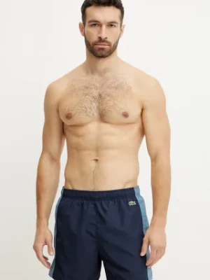 Lacoste szorty kąpielowe kolor granatowy MH9085