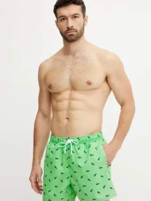 Lacoste szorty kąpielowe kolor zielony