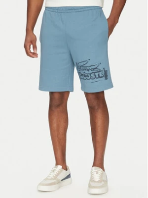 Lacoste Szorty sportowe GH0286 Niebieski Regular Fit