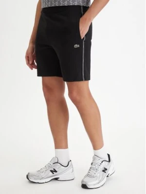 Lacoste Szorty sportowe GH0886 Czarny Regular Fit