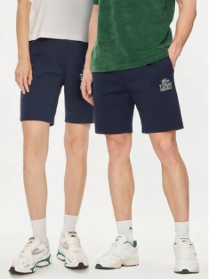 Lacoste Szorty sportowe GH1220 Granatowy Regular Fit