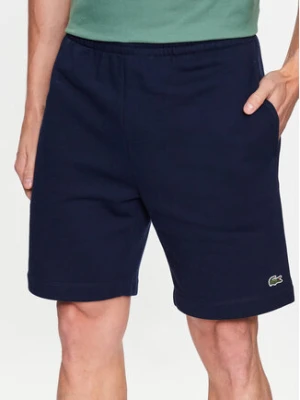 Lacoste Szorty sportowe GH9627 Granatowy Regular Fit
