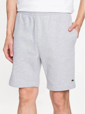 Lacoste Szorty sportowe GH9627 Szary Regular Fit