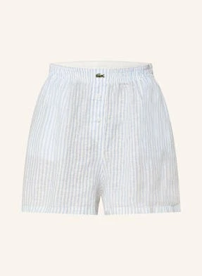 Lacoste Szorty Z Lnu blau