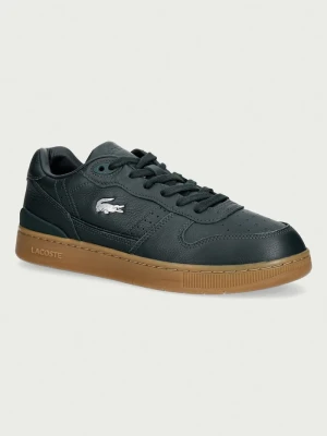 Lacoste T-CLIP SET sneakersy męskie skórzane zielony