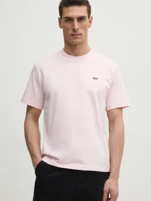 Lacoste t-shirt bawełniany kolor różowy TH7318