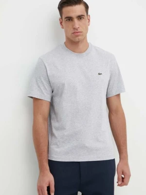 Lacoste t-shirt bawełniany kolor szary TH7318