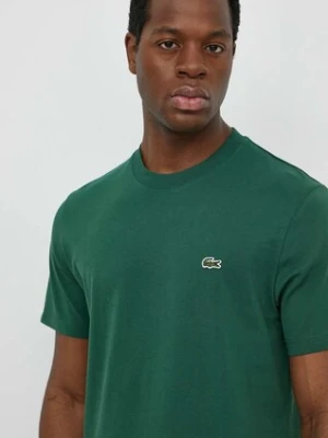 Lacoste t-shirt bawełniany kolor zielony TH7318