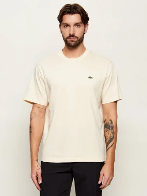 Lacoste T-shirt | Classic fit beżowy