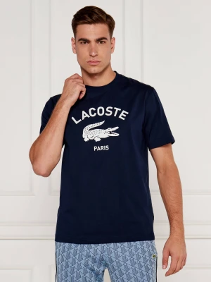 Lacoste T-shirt | Classic fit granatowy