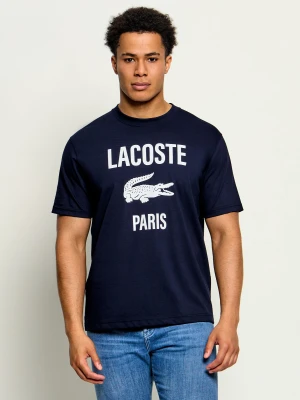 Lacoste T-shirt | Classic fit granatowy