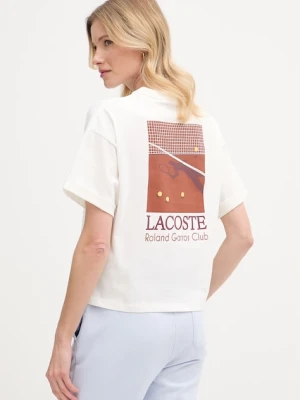 Lacoste T-shirt damski bawełniany