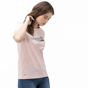 Zdjęcie produktu Lacoste T-Shirt Damski Z Dekoltem W Kształcie Łódki