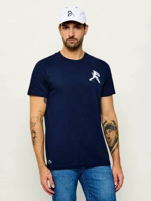Lacoste T-shirt | Lacoste x Novak Djokovic | Regular Fit granatowy