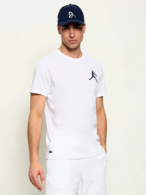 Lacoste T-shirt | Lacoste x Novak Djokovic | Regular Fit biały