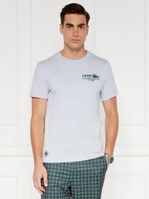 Lacoste T-shirt Lacoste x Roland Garros Edition | Regular Fit błękitny