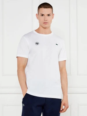Lacoste T-shirt | Lacoste x Roland Garros | Regular Fit biały