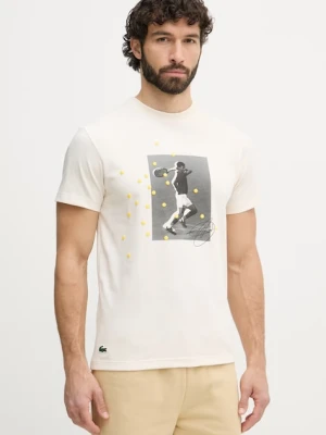 Lacoste T-shirt męski beżowy