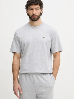 Lacoste T-shirt męski bawełniany szary