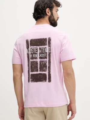 Lacoste T-shirt męski bawełniany