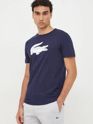 Lacoste t-shirt męski kolor granatowy