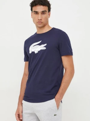 Lacoste t-shirt męski kolor granatowy