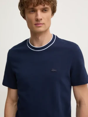 Zdjęcie produktu Lacoste t-shirt męski kolor granatowy gładki TH8174