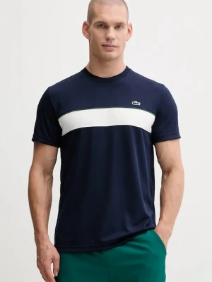Lacoste t-shirt męski kolor granatowy wzorzysty TH4748