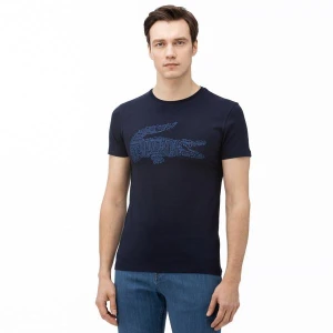 Lacoste T-Shirt Męski Z Okrągłym Wycięciem Pod Szyją