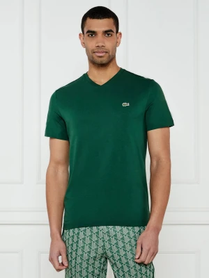 Lacoste T-shirt | Regular Fit butelkowa zieleń