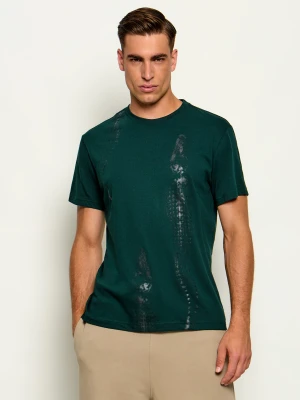 Lacoste T-shirt | Regular Fit butelkowa zieleń