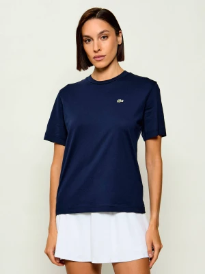 Lacoste T-shirt | Relaxed fit granatowy