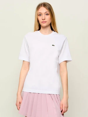 Lacoste T-shirt | Relaxed fit biały